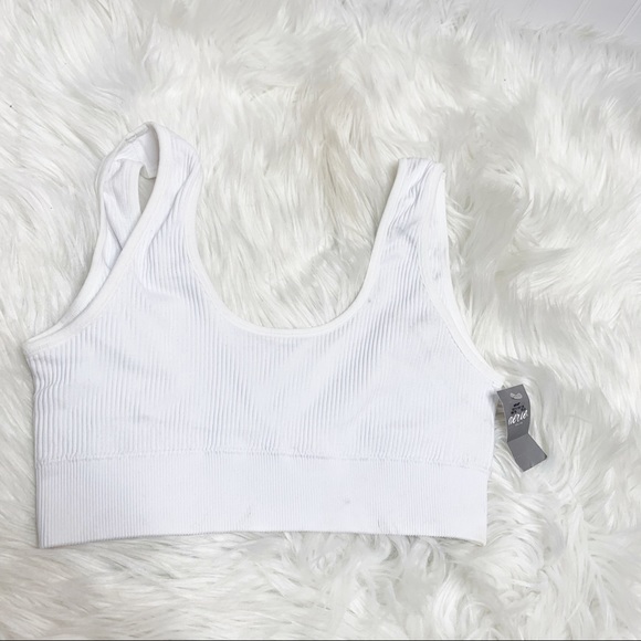 Aerie white sports bra Clearance
